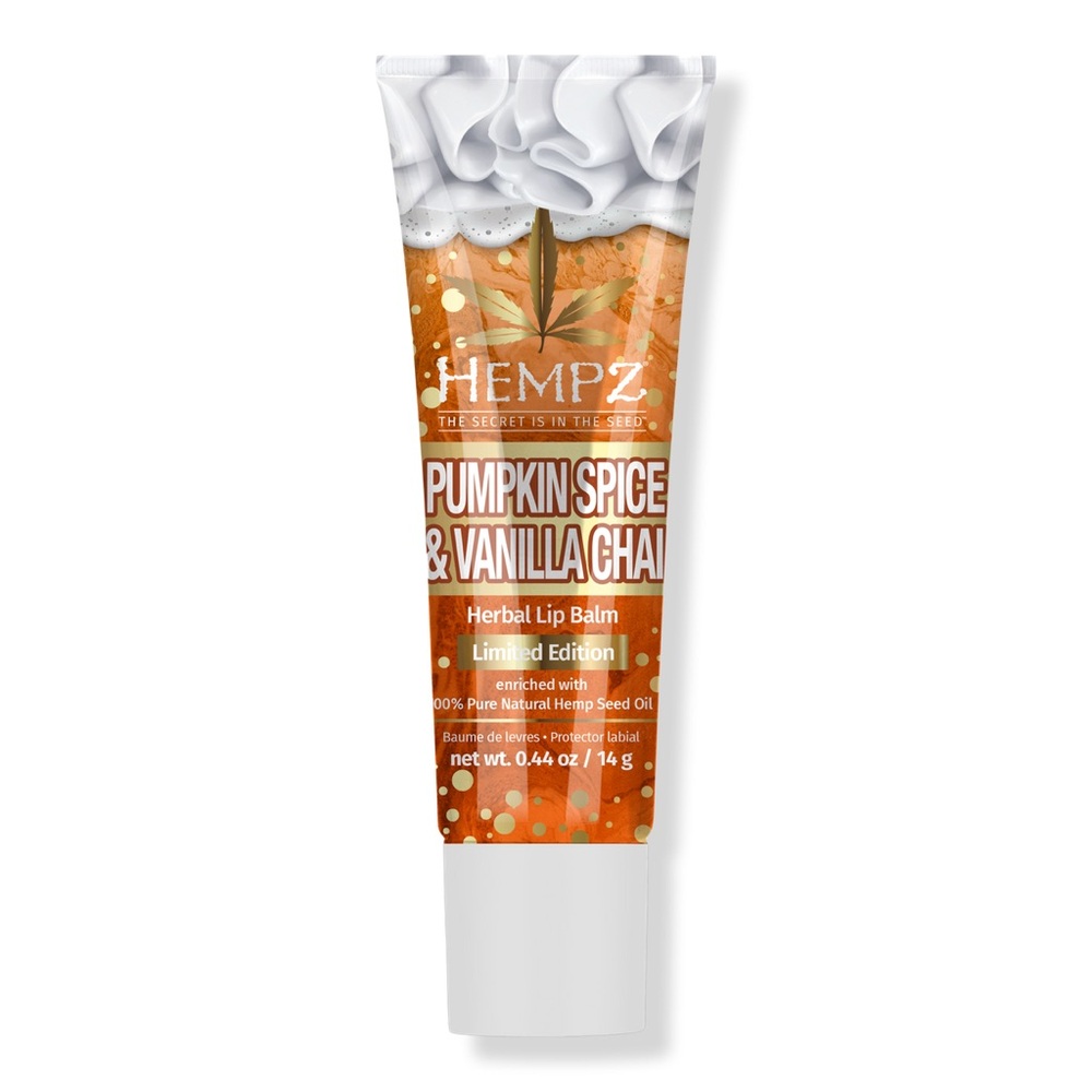 ⚜️Hempz Pumpkin Spice & Vanilla Chai Herbal Lip Balm! NWT!